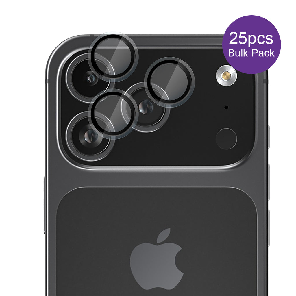 EFM Clear Camera Lens Protector - iPhone 17 Pro/Max (25-Pack)