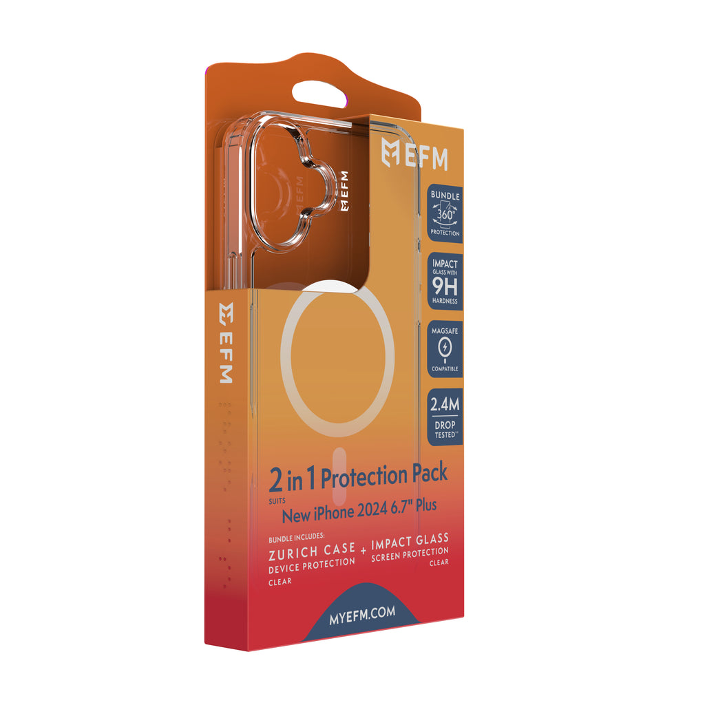 EFM Zurich MagSafe Case & Tough Screen Protector Bundle EFM