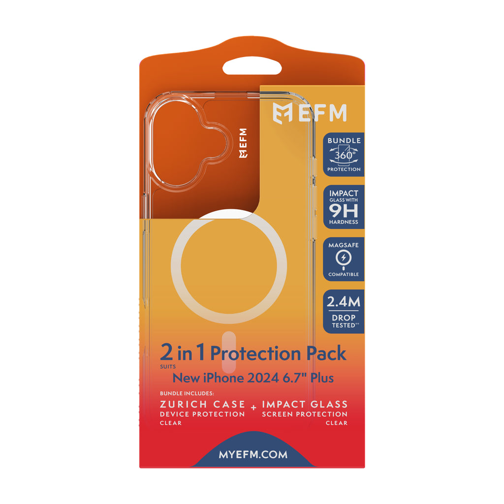 EFM Zurich MagSafe Case & Tough Screen Protector Bundle EFM
