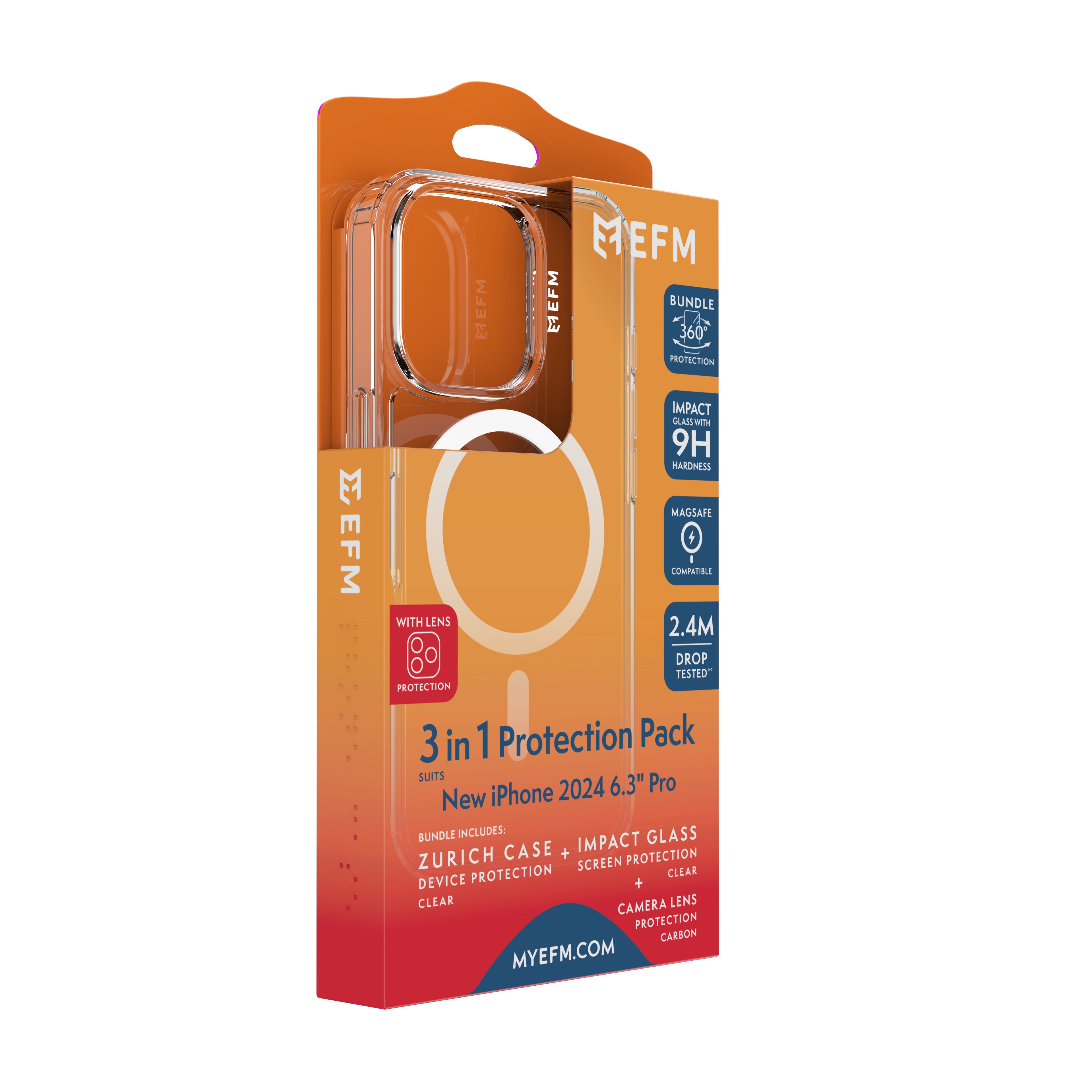 EFM Zurich MagSafe Screen & Lens Protector Bundle EFM