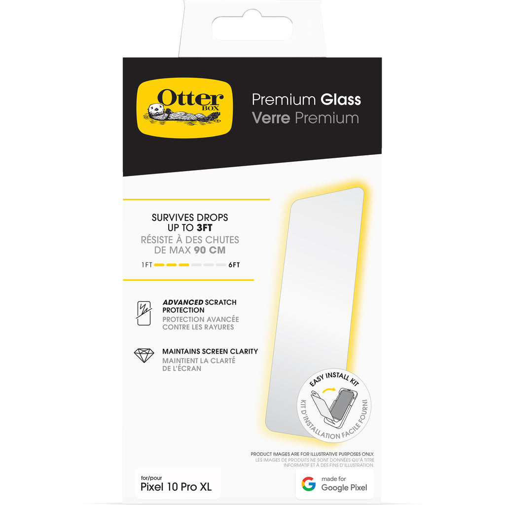 OtterBox Premium Glass Screen Protector for Google Pixel 10 Pro XL 