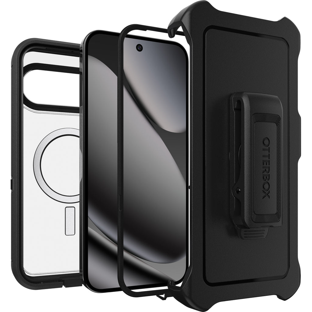 OtterBox Defender Pro XT Magnetic Case for Google Pixel 10 Pro XL - Dark Side Black 