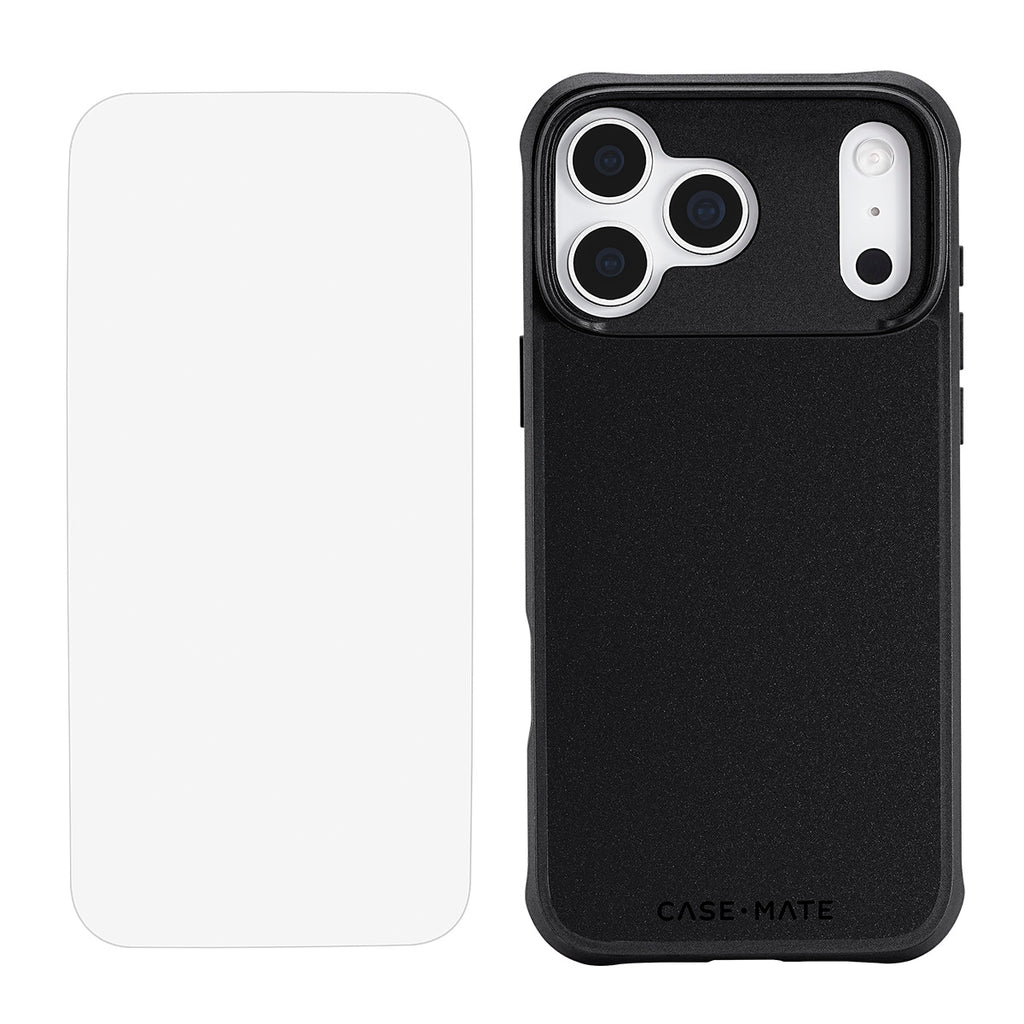 Tough Black MagSafe iPhone Case with Screen Protector CASE-MATE