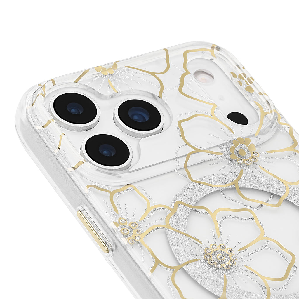 Beautiful Floral Gems MagSafe iPhone Case | 12ft Drop Protection CASE-MATE