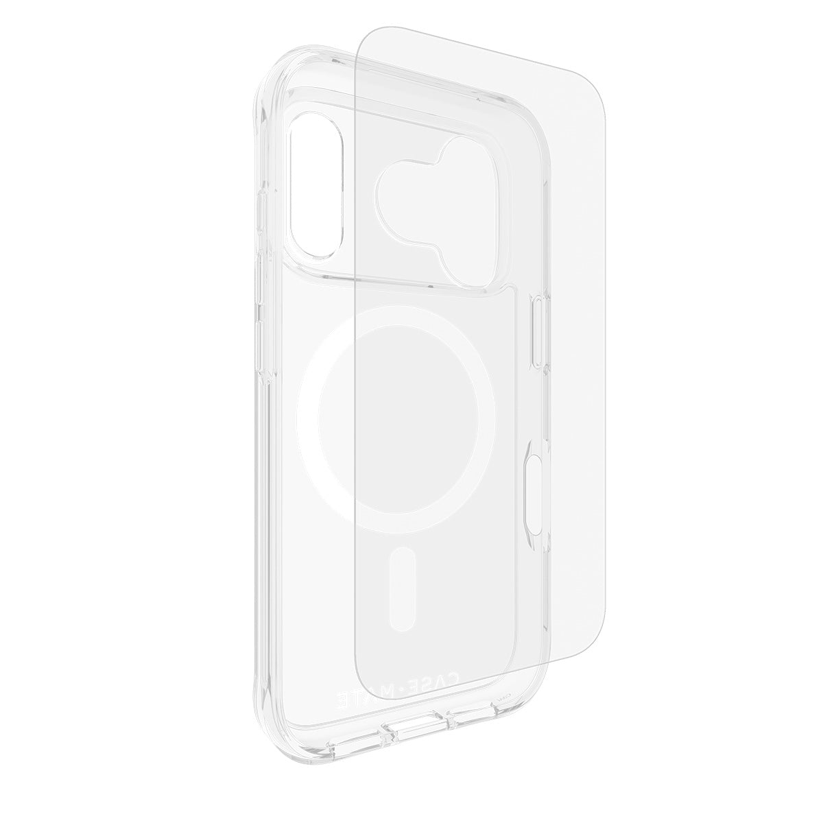 Case-Mate Case & Screen Protection Pack with MagSafe for iPhone 17 Pro – Clear product image 2
