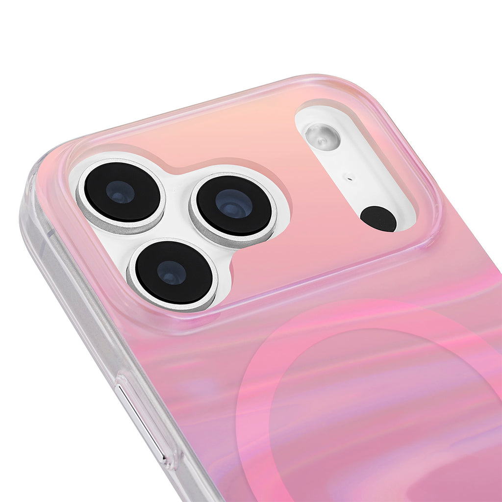 Peach Soap Bubble Iridescent MagSafe iPhone Case - 12ft Drop Protection CASE-MATE