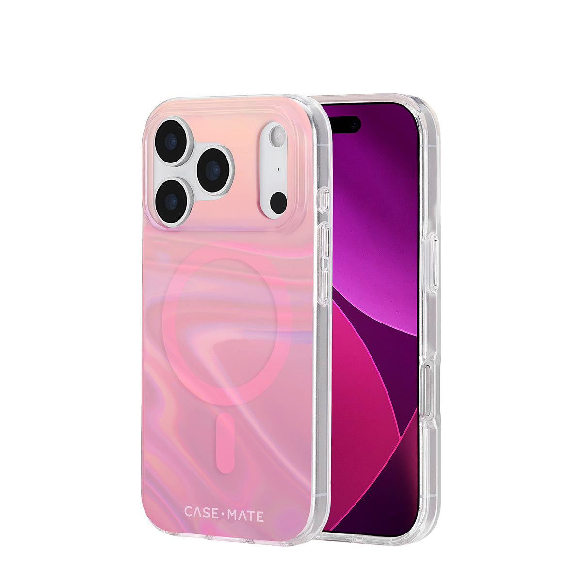 Peach Soap Bubble Iridescent MagSafe iPhone Case - 12ft Drop Protection CASE-MATE