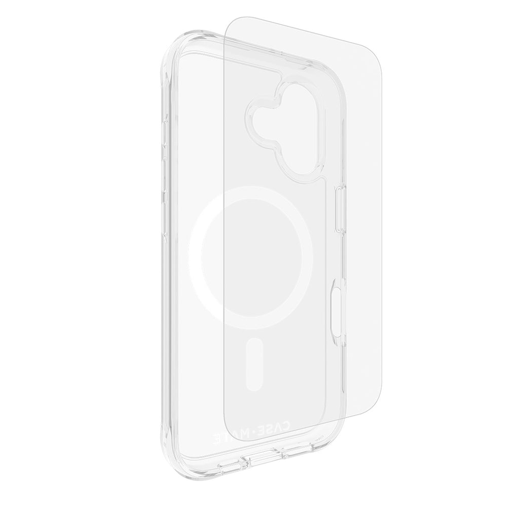 Tough Clear iPhone Case with Screen Protector - 12ft Drop Protection CASE-MATE