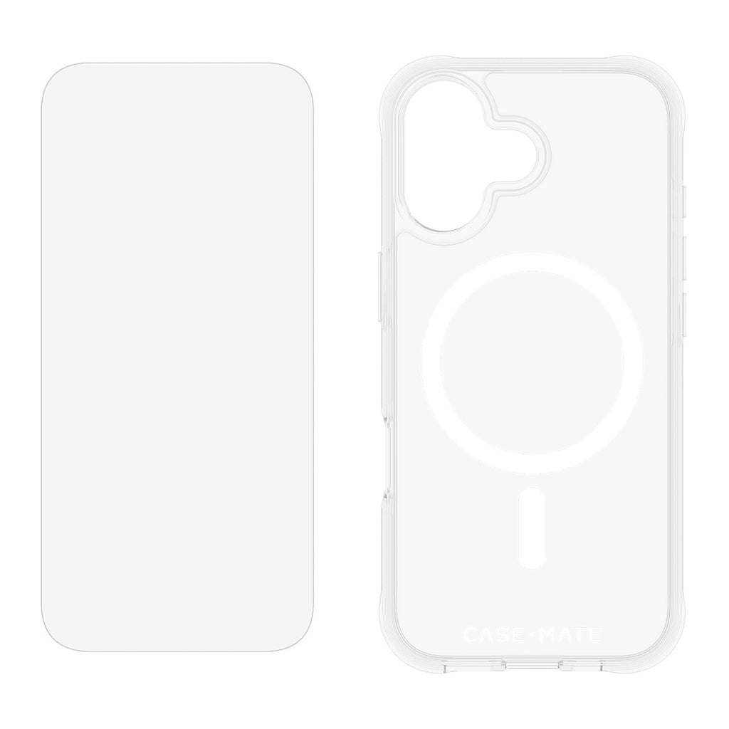 Tough Clear iPhone Case with Screen Protector - 12ft Drop Protection CASE-MATE