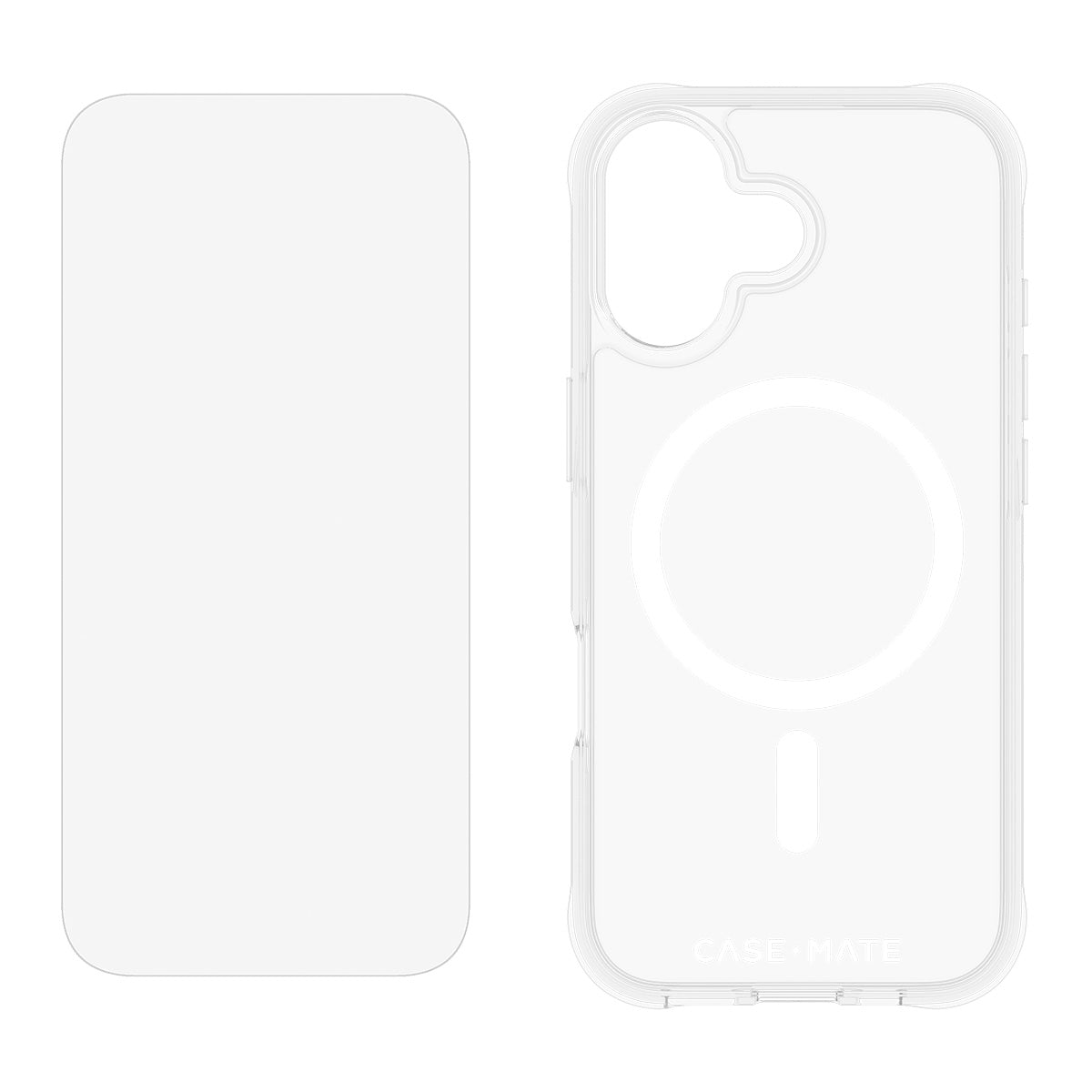 Tough Clear iPhone Case with Screen Protector - 12ft Drop Protection CASE-MATE