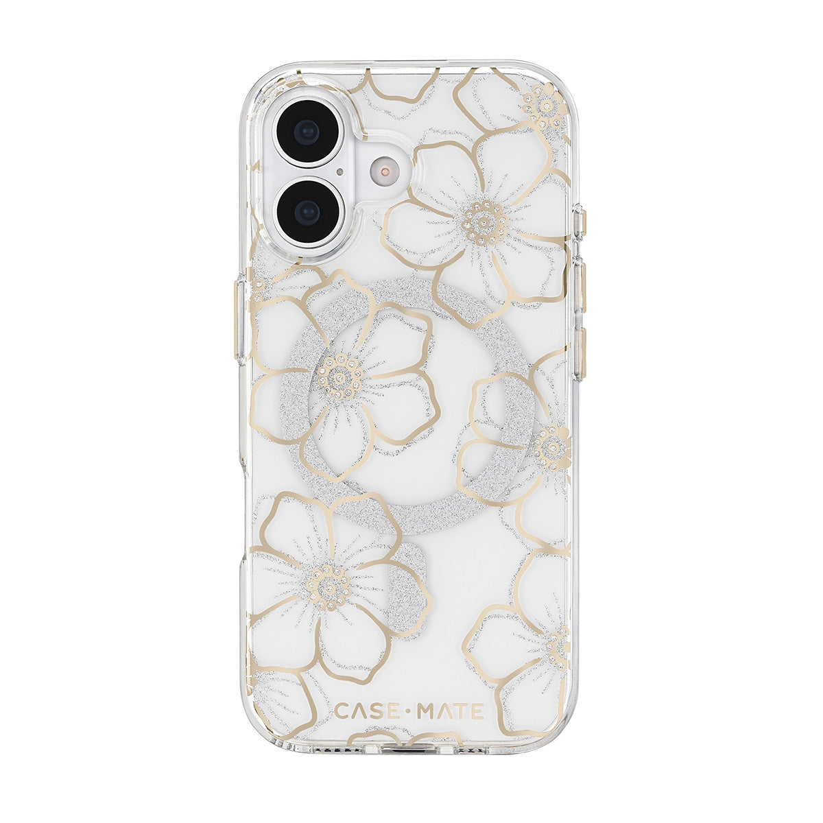 Floral Gems MagSafe iPhone Case | 12ft Drop Protection & Sparkle CASE-MATE