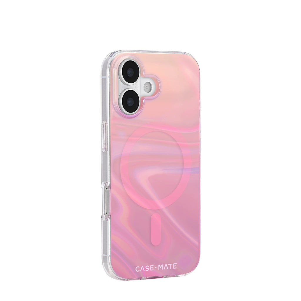 Peach Bubble Iridescent MagSafe iPhone Case - Drop Protection CASE-MATE