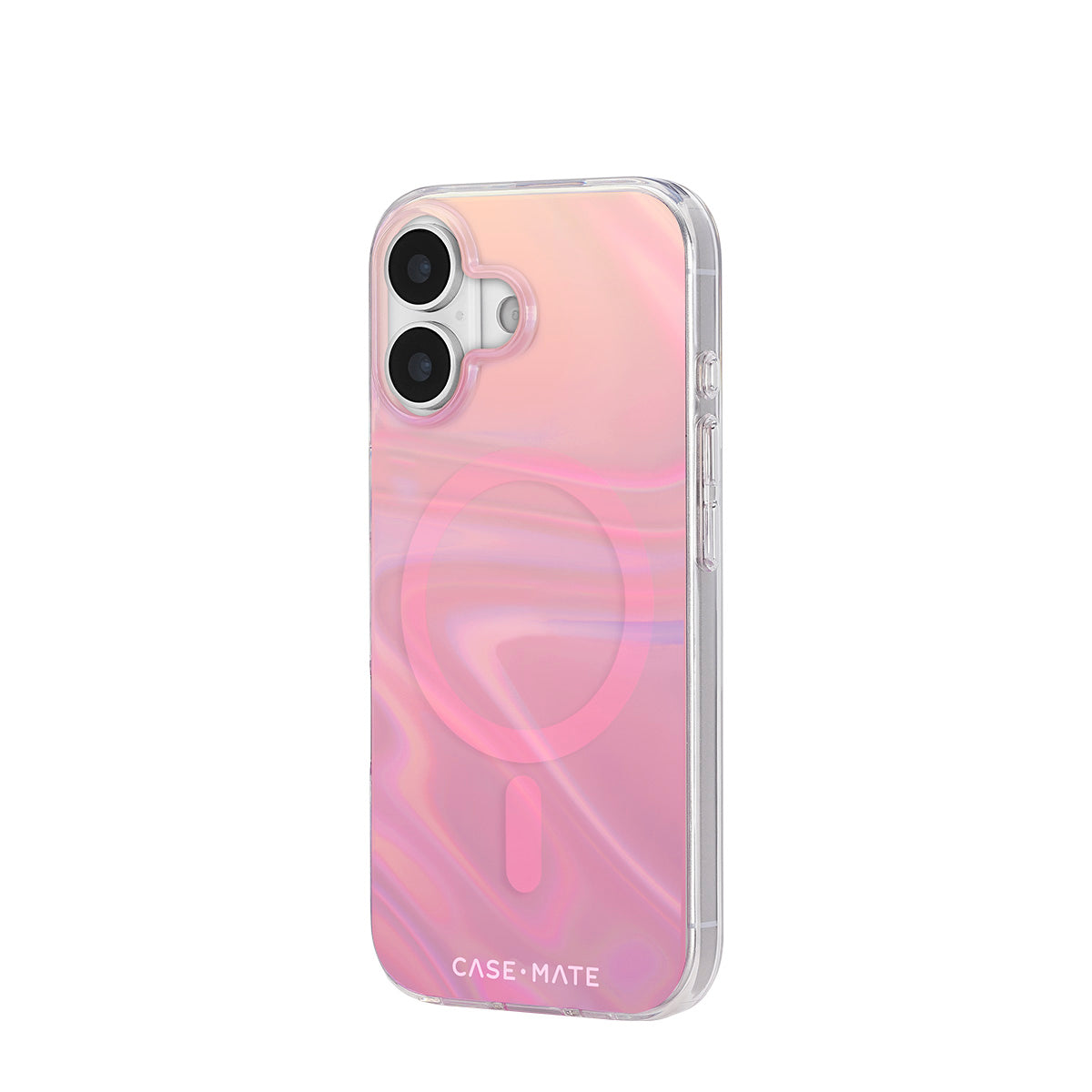 Peach Bubble Iridescent MagSafe iPhone Case - Drop Protection CASE-MATE