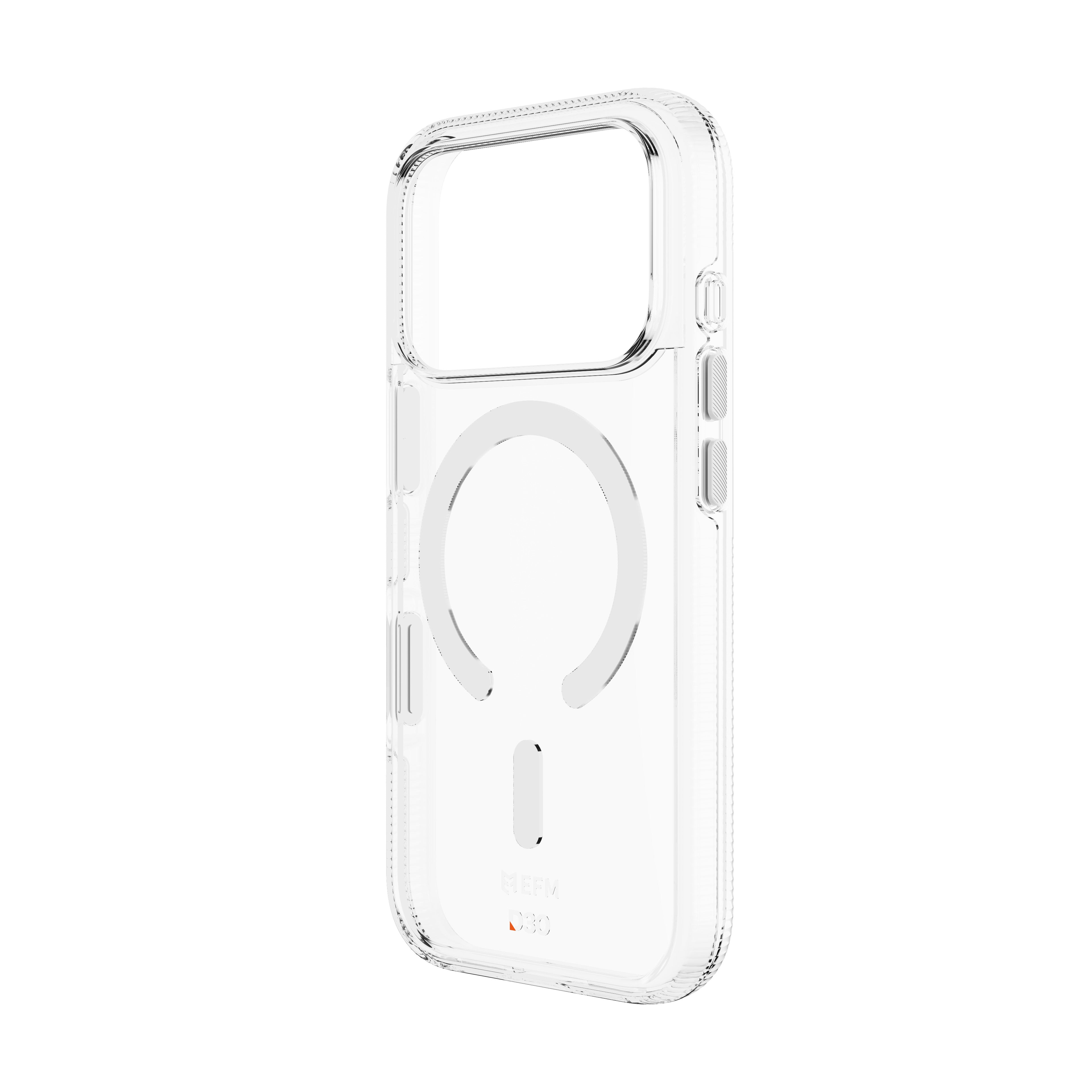 EFM iPhone 17 Pro Clear Glow-in-Dark D3O Zero Case