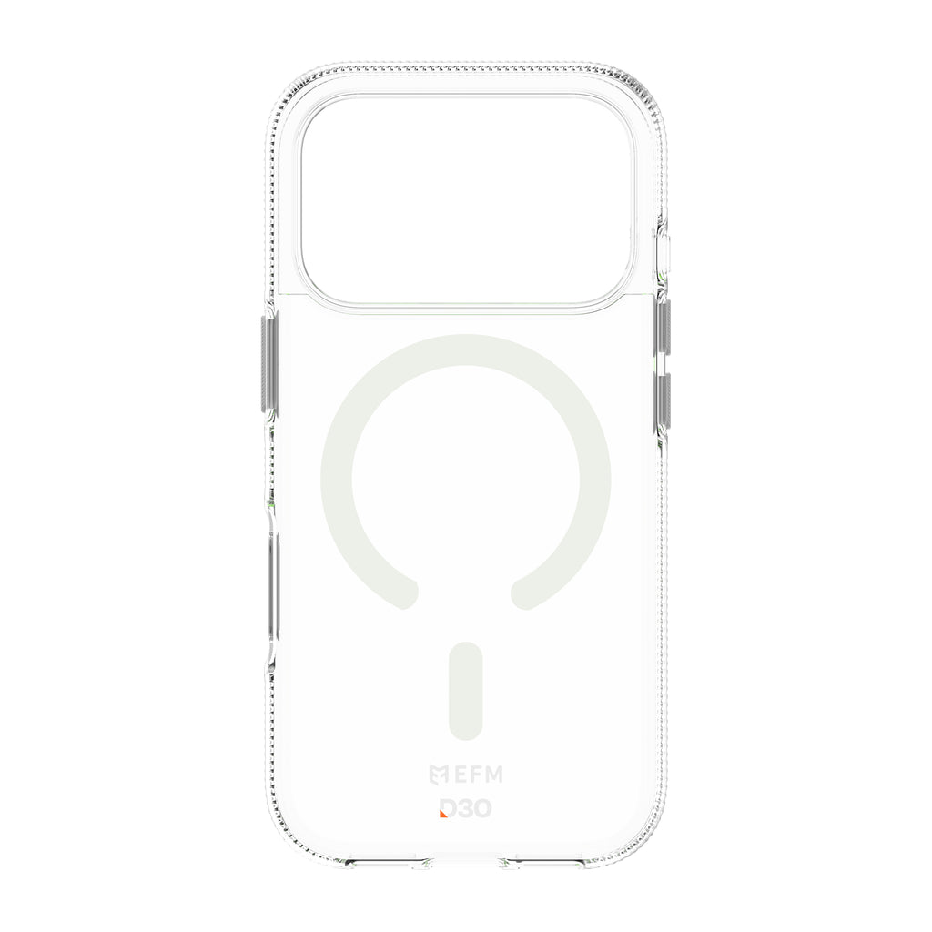 EFM iPhone 17 Pro Clear Glow-in-Dark D3O Zero Case