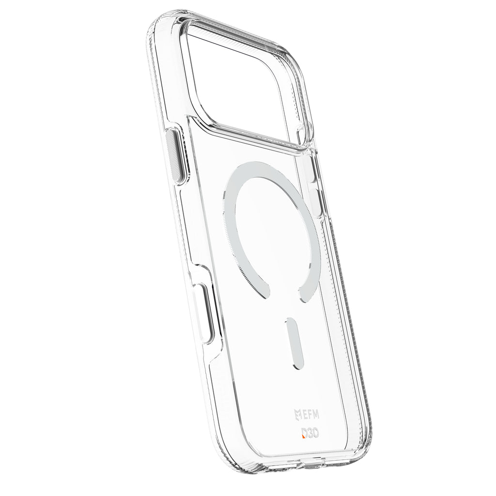 EFM iPhone 17 Pro Clear Glow-in-Dark D3O Zero Case