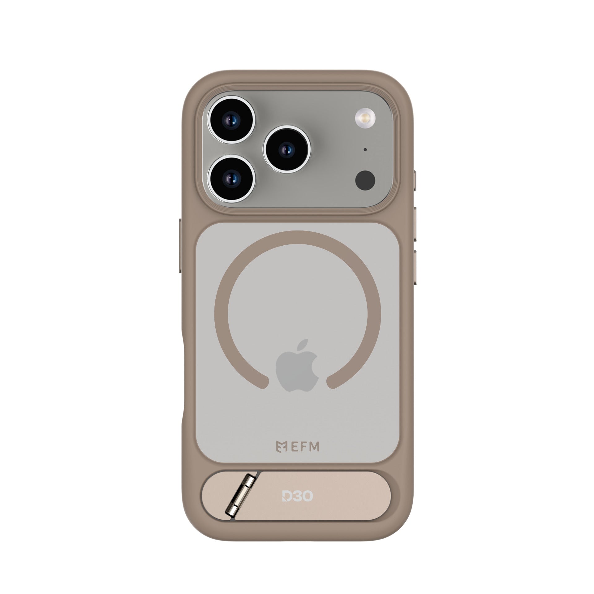 EFM Alta D3O Bio Protective Case for iPhone 17 Pro - Mocha Lite
