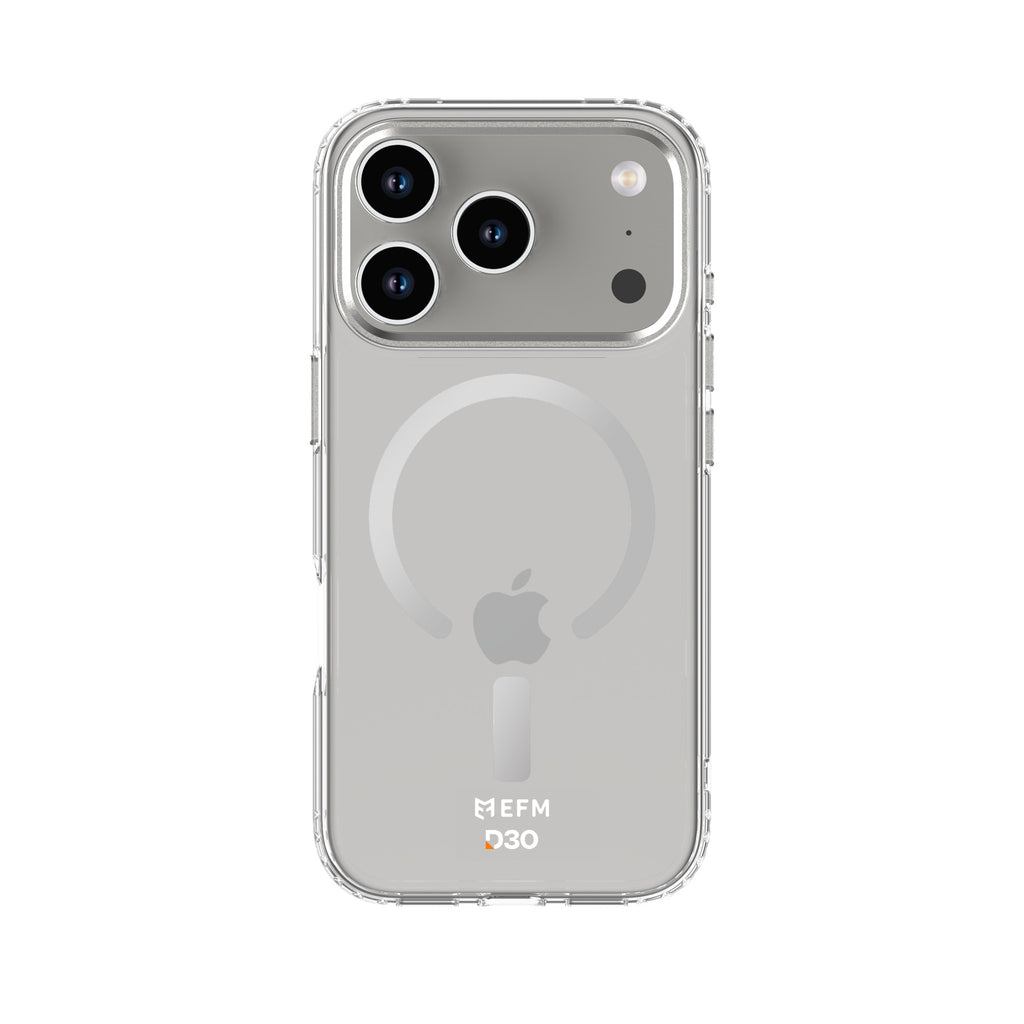 EFM Volta Clear Case for iPhone 17 Pro - D3O Bio Drop Protection