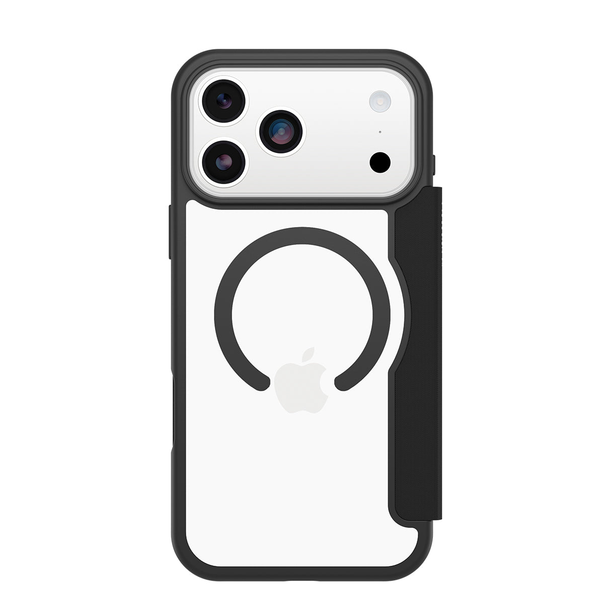 OtterBox React Folio MagSafe Case | iPhone 17 Pro Max - Black Crystal 