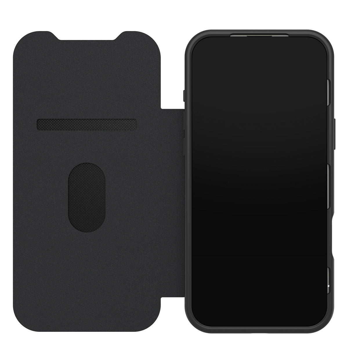 OtterBox React Folio MagSafe Case | iPhone 17 Pro Max - Black Crystal 