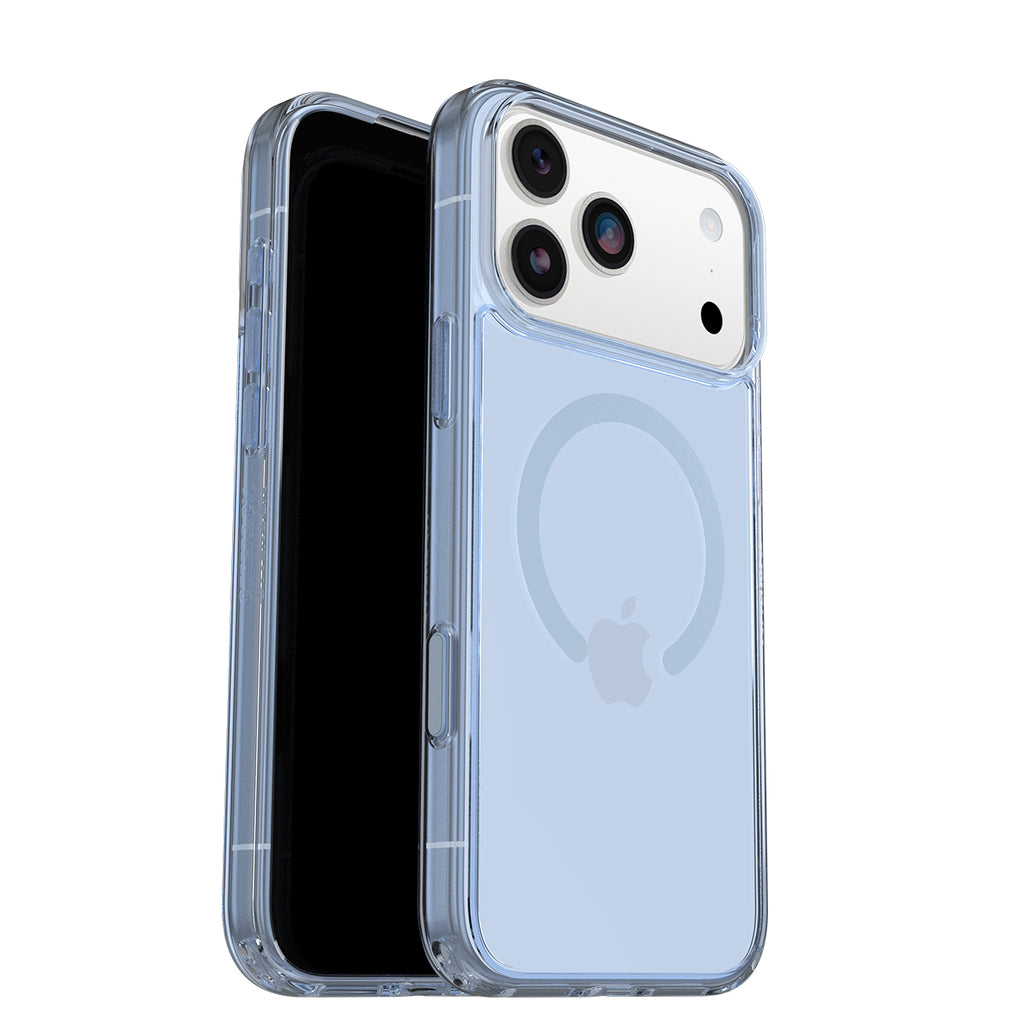 OtterBox Symmetry MagSafe Case for iPhone 17 Pro Max - Camera Control (Silver Glade Blue) 