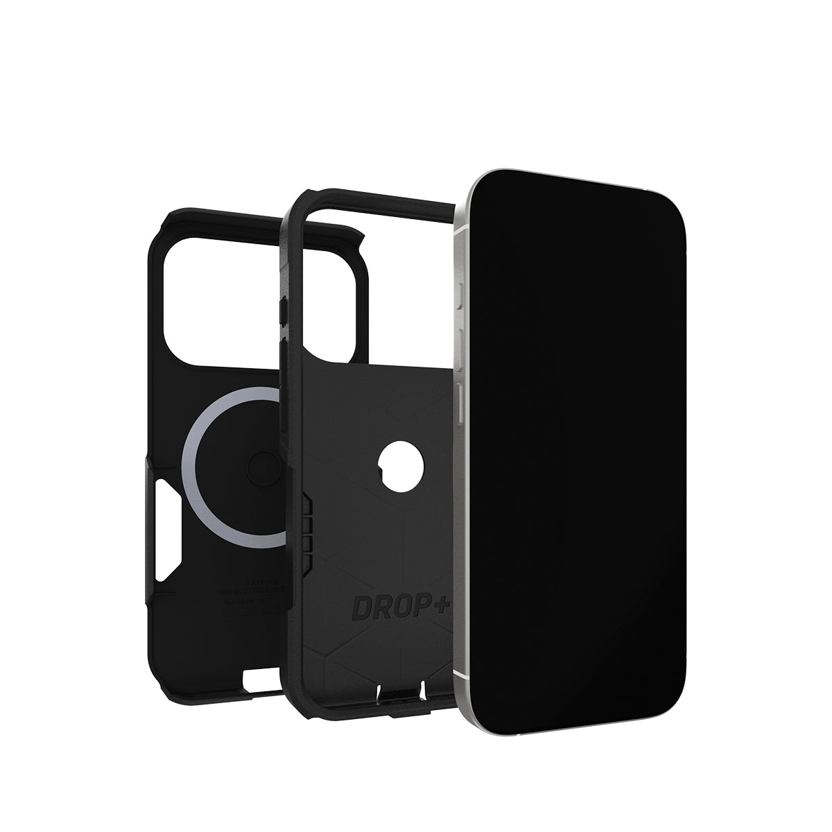 OtterBox Commuter iPhone 17 Pro Case - Camera Control, Black 