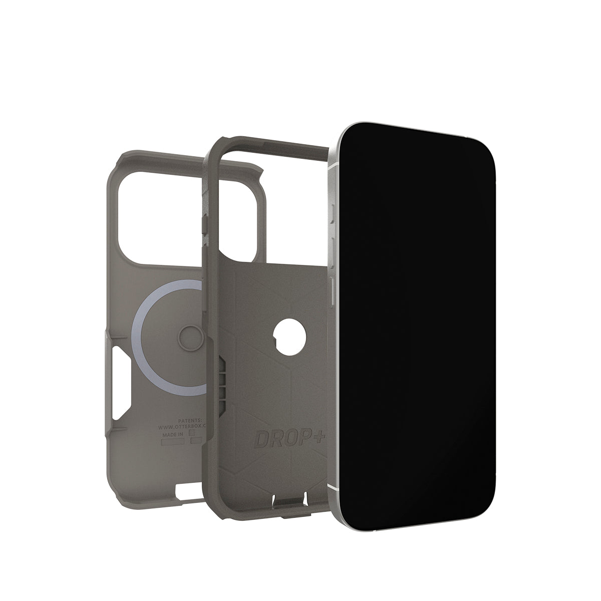 OtterBox Commuter Case for iPhone 2026 Pro 6.3 - Grey w/ Camera Control 