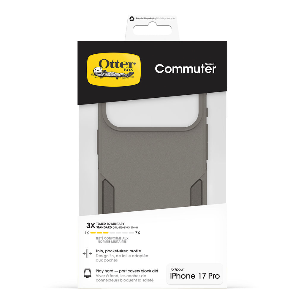 OtterBox Commuter Case for iPhone 2026 Pro 6.3 - Grey w/ Camera Control 