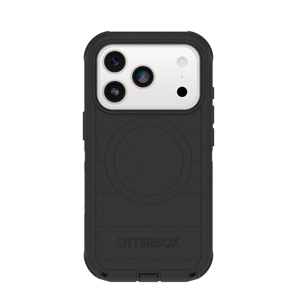 OtterBox Defender Pro Black Case for iPhone 17 Pro with Camera Control 