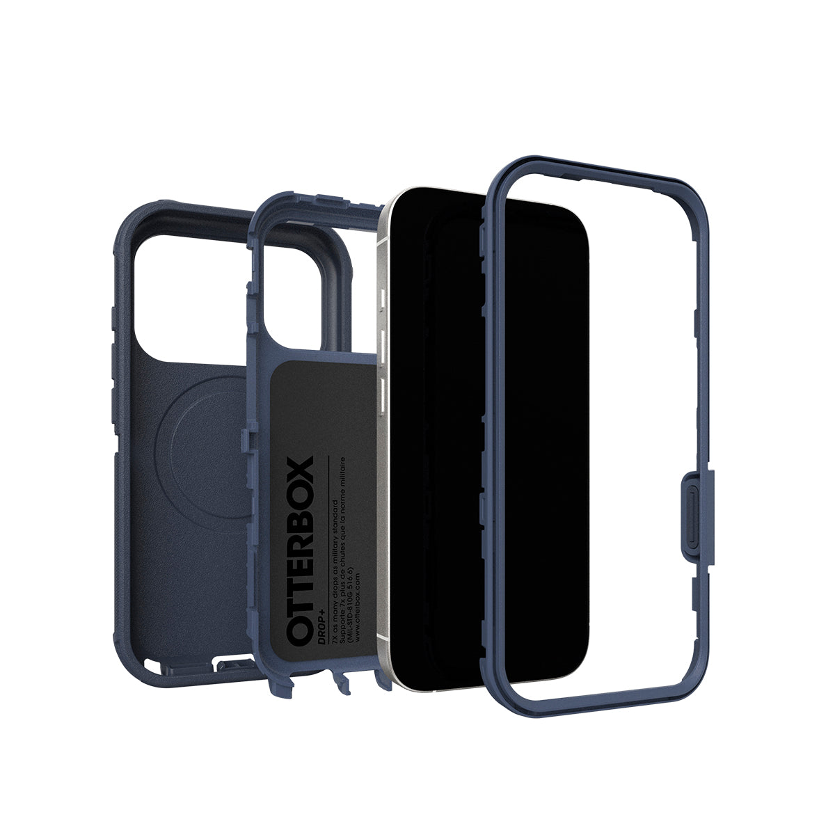 OtterBox Defender Pro iPhone 17 Pro Case - Camera Control, Riverside Blue 