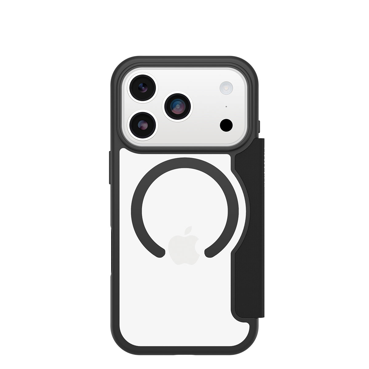 OtterBox React Folio MagSafe iPhone 17 Pro Case - Black Crystal 