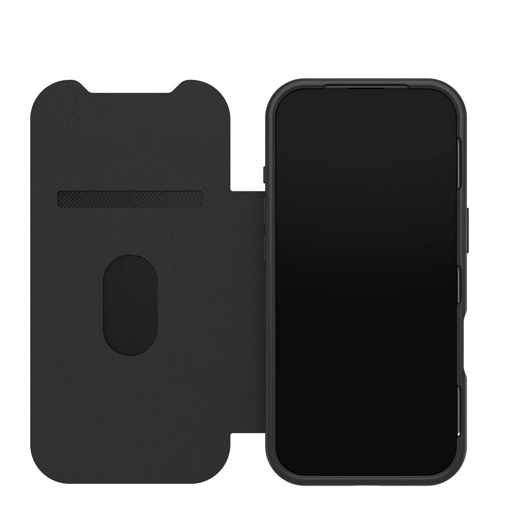 OtterBox React Folio MagSafe iPhone 17 Pro Case - Black Crystal 