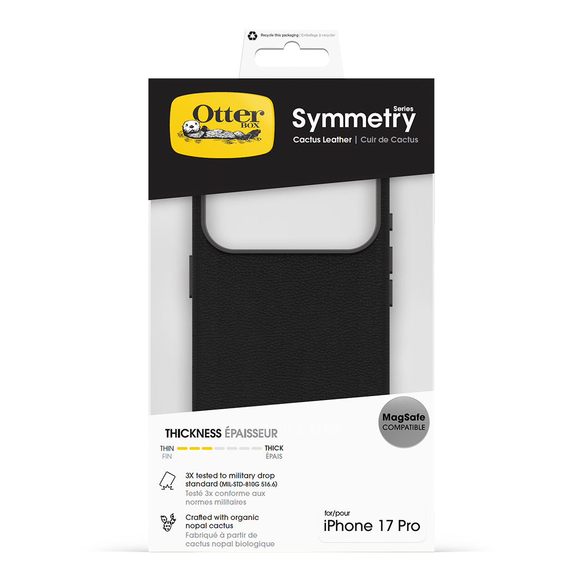 OtterBox Symmetry MagSafe Cactus Leather iPhone 2026 Pro Case 