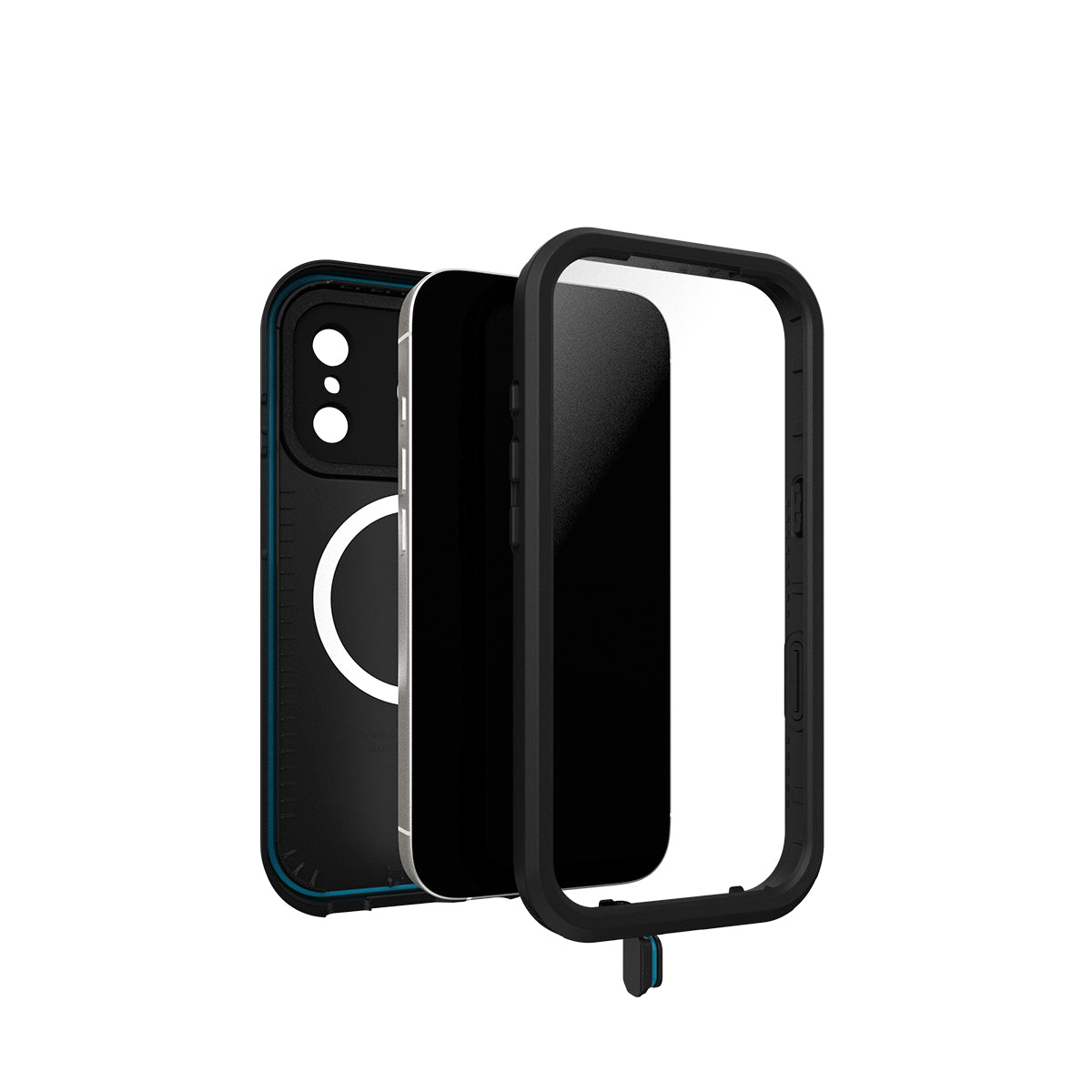 OtterBox Fre MagSafe Case for iPhone 17 Pro - Black, Waterproof, Camera Control 