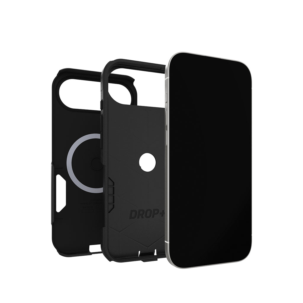 OtterBox Commuter Case for iPhone Air - Black, Camera Protection 