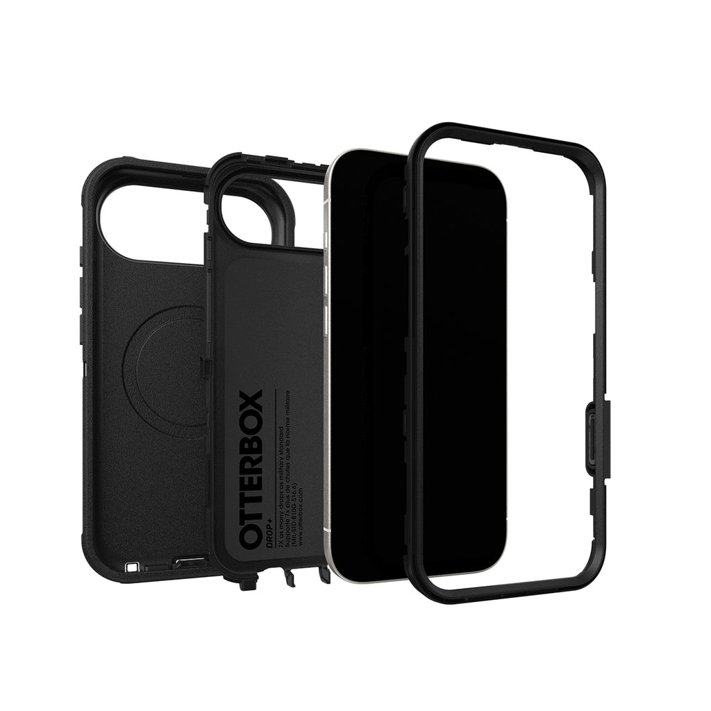 OtterBox Defender Pro Case for iPhone Air - Black with Camera Control 
