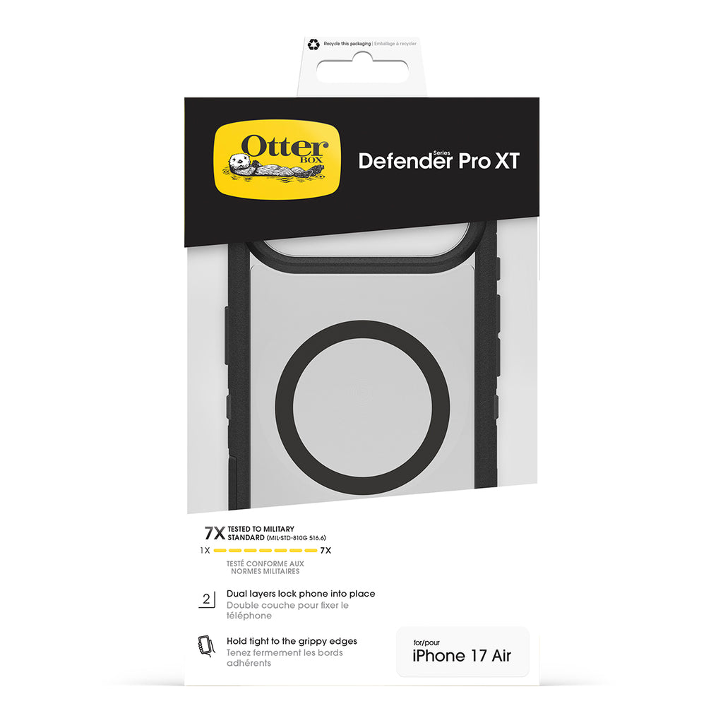 OtterBox Defender XT Pro Mag Case for iPhone Air - Camera Control, Black 