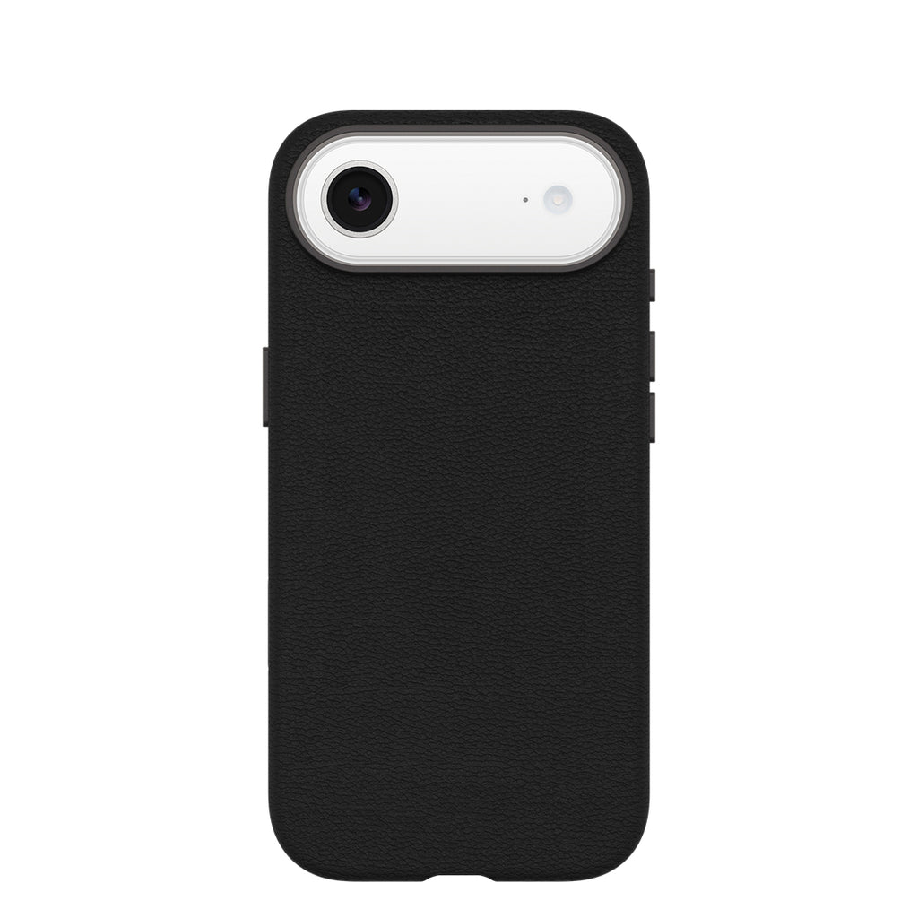OtterBox Symmetry Cactus Leather MagSafe Case with Camera Control - iPhone Air, Black 
