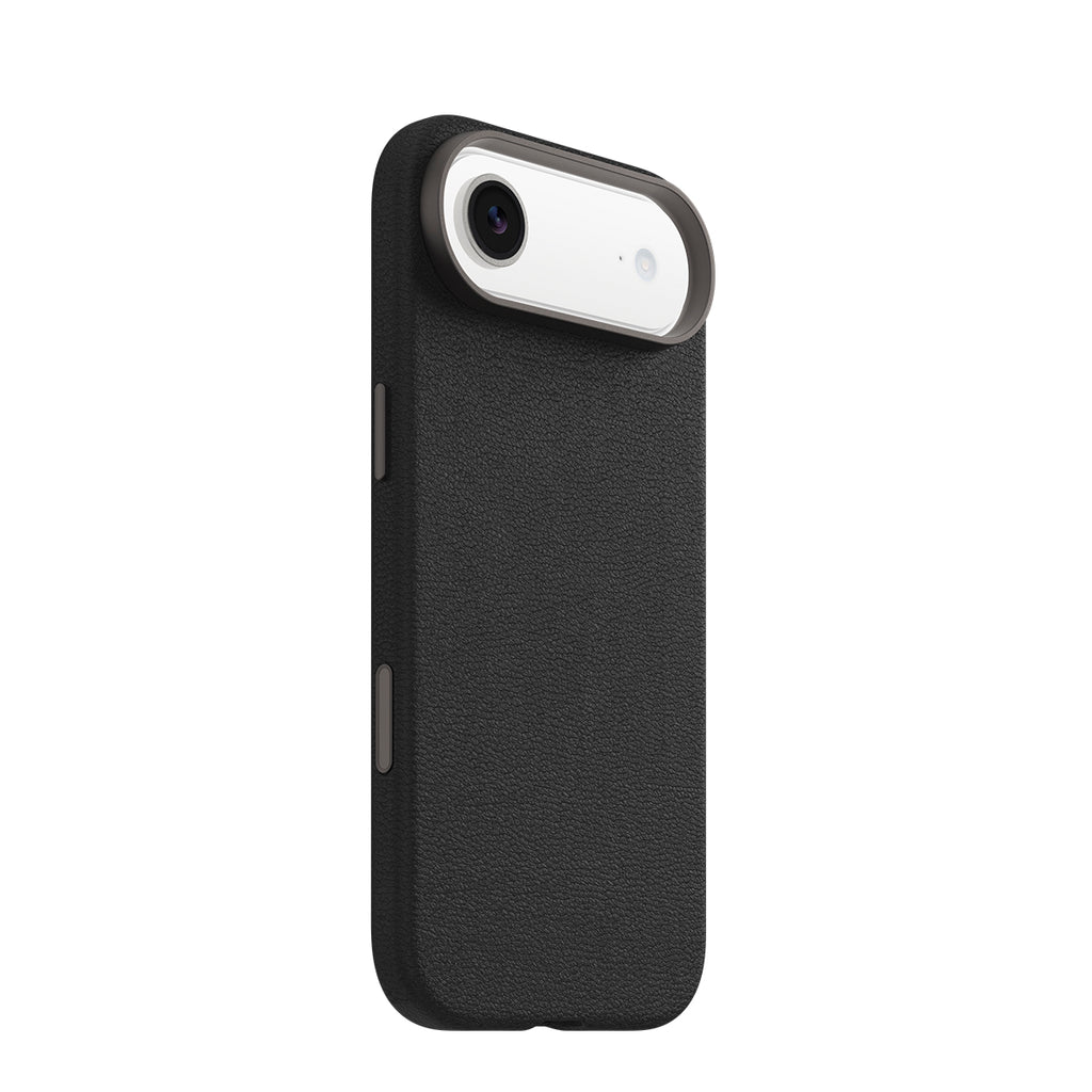 OtterBox Symmetry Cactus Leather MagSafe Case with Camera Control - iPhone Air, Black 