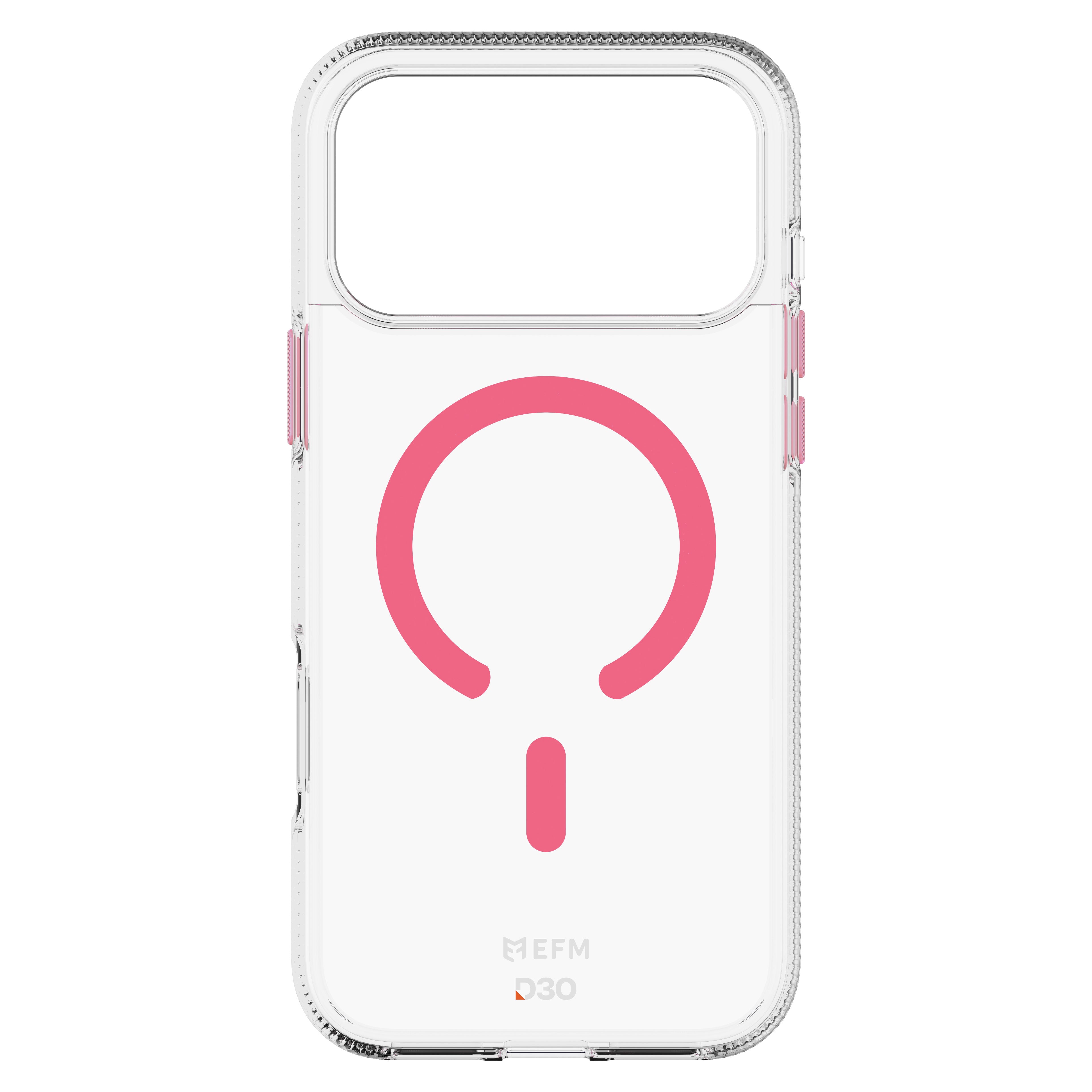 EFM Ibiza Pink Glow D3O Zero Case for iPhone 17 Pro Max