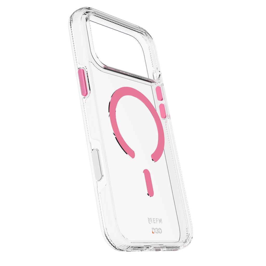 EFM Ibiza Pink Glow D3O Zero Case for iPhone 17 Pro Max