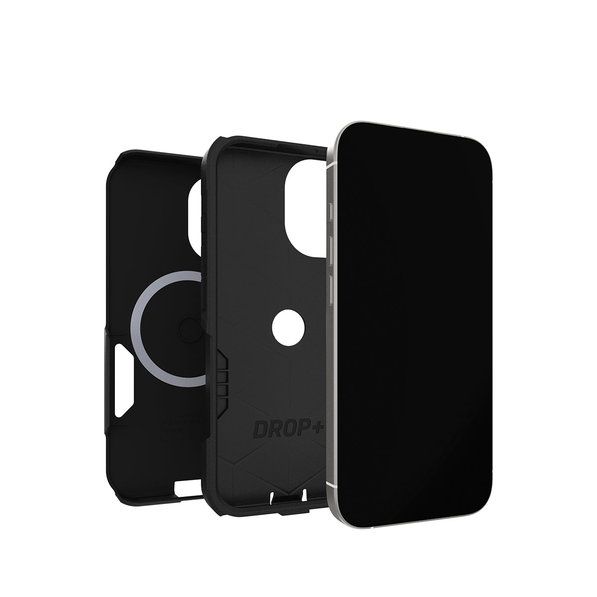 OtterBox Commuter iPhone 17 Case - Black with Camera Control 