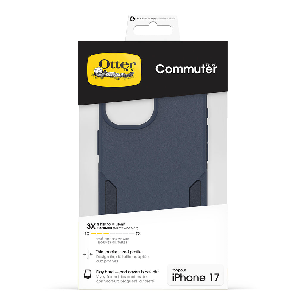 OtterBox Commuter iPhone 17 Case - Blue, Camera Control 
