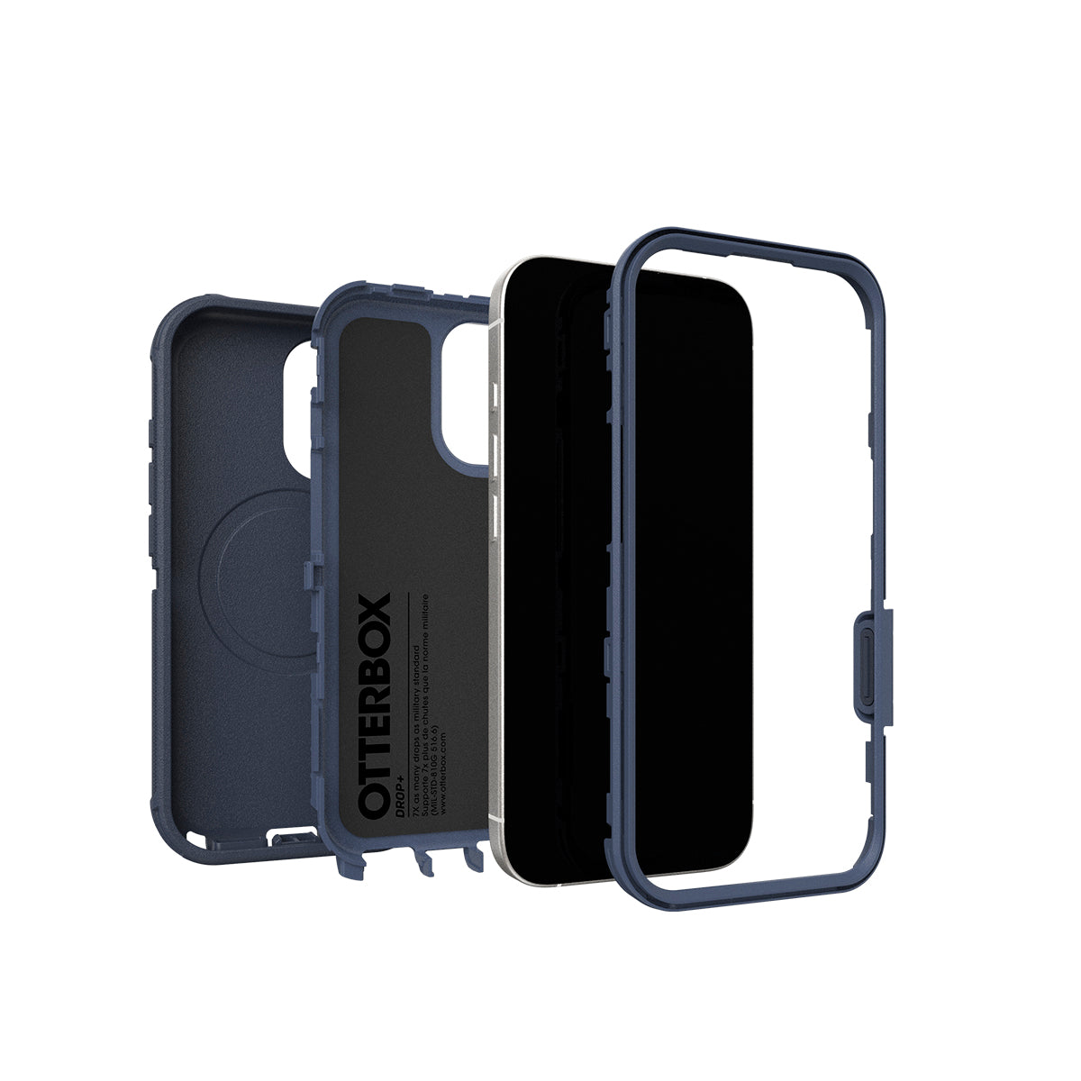 OtterBox Defender Pro Case for iPhone 17 - Blue - Camera Control 