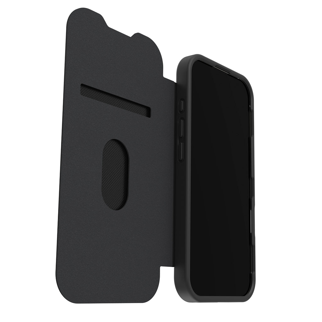 OtterBox React Folio MagSafe iPhone 17 Case - Black Crystal 