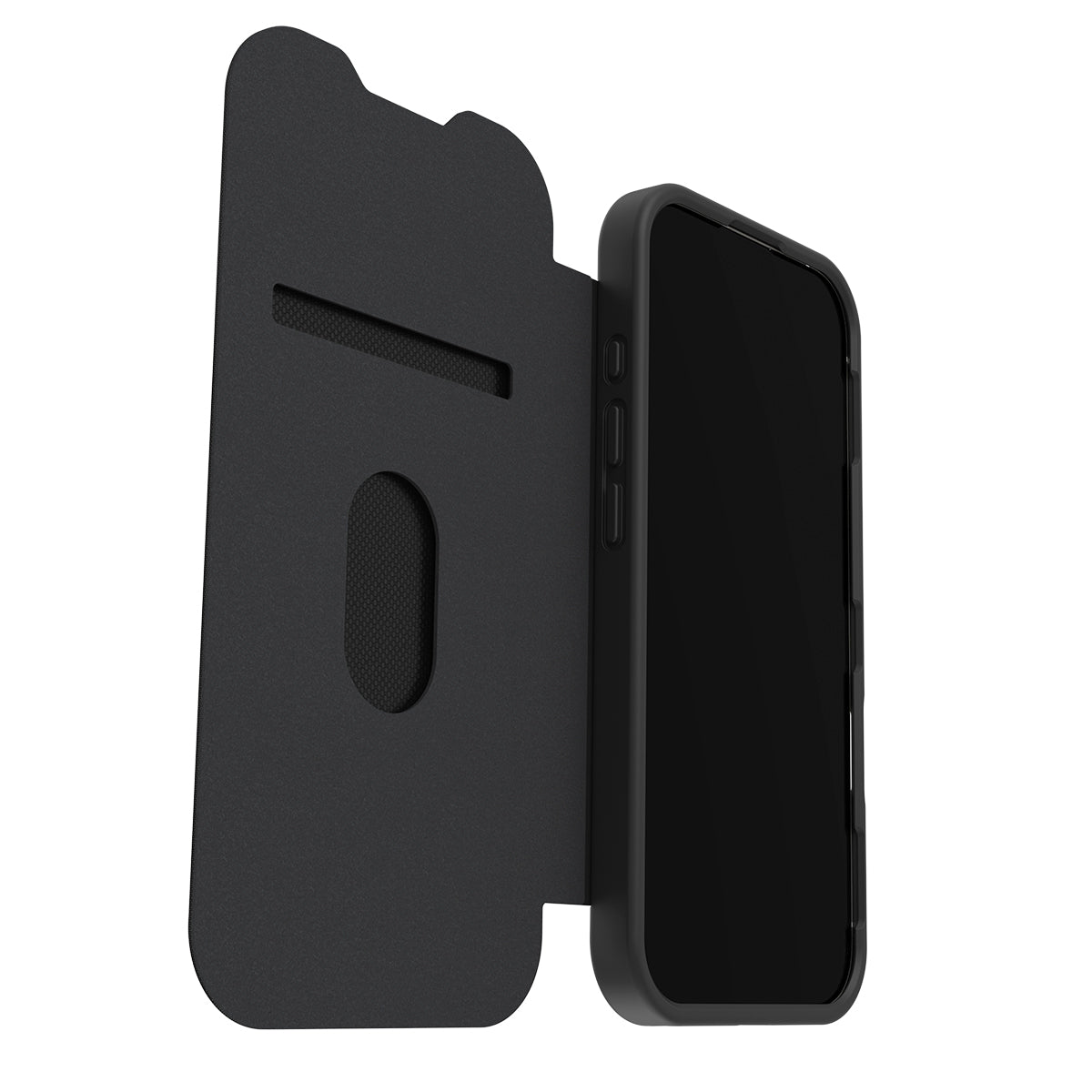 OtterBox React Folio MagSafe iPhone 17 Case - Black Crystal 