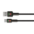 Black Braided USB-C Fast Charging Cable | Durable 60W Type-C DULLCO