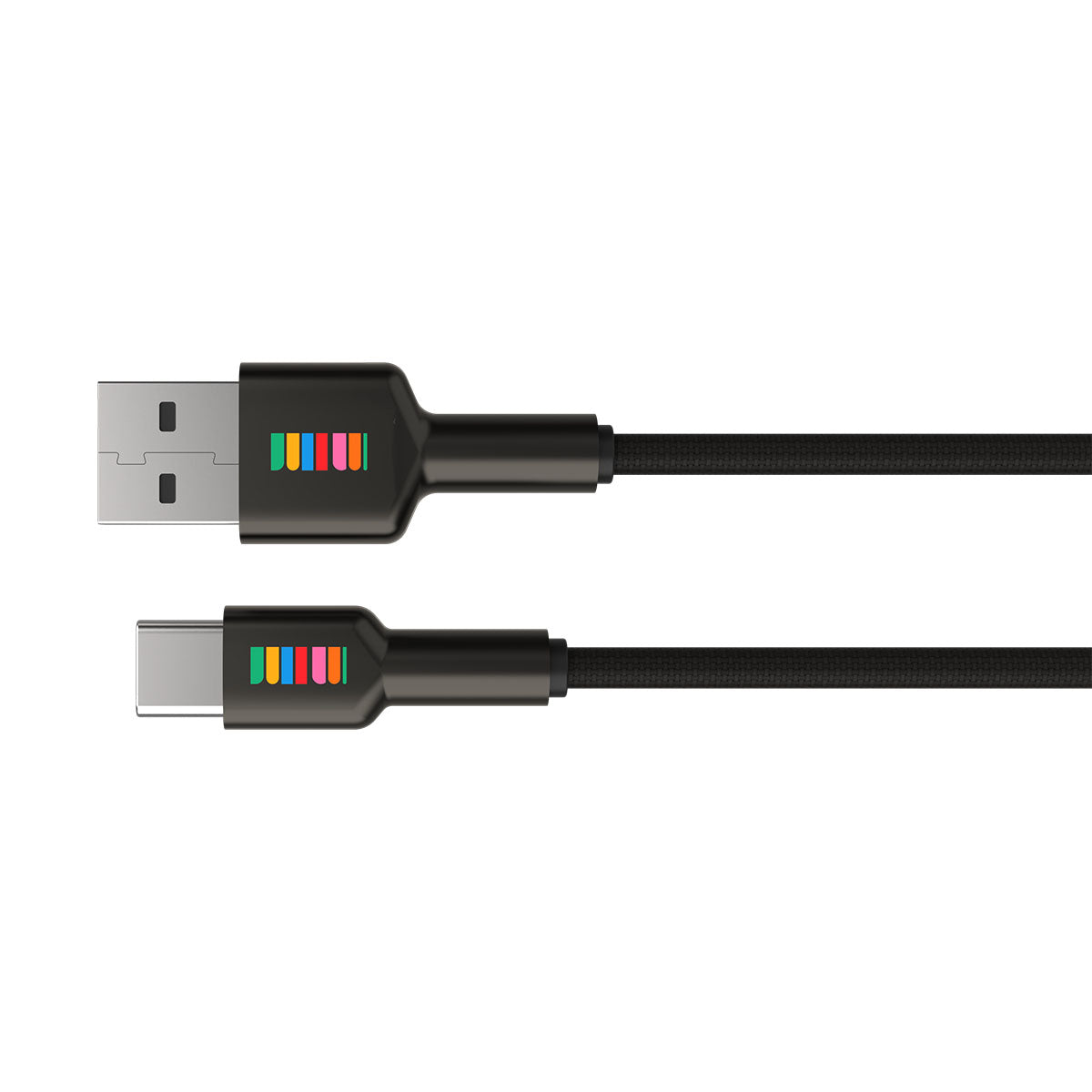 Black Braided USB-C Fast Charging Cable | Durable 60W Type-C DULLCO