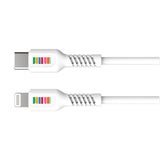 DULLCO DULL Co. USB-C to Lightning Cable - White