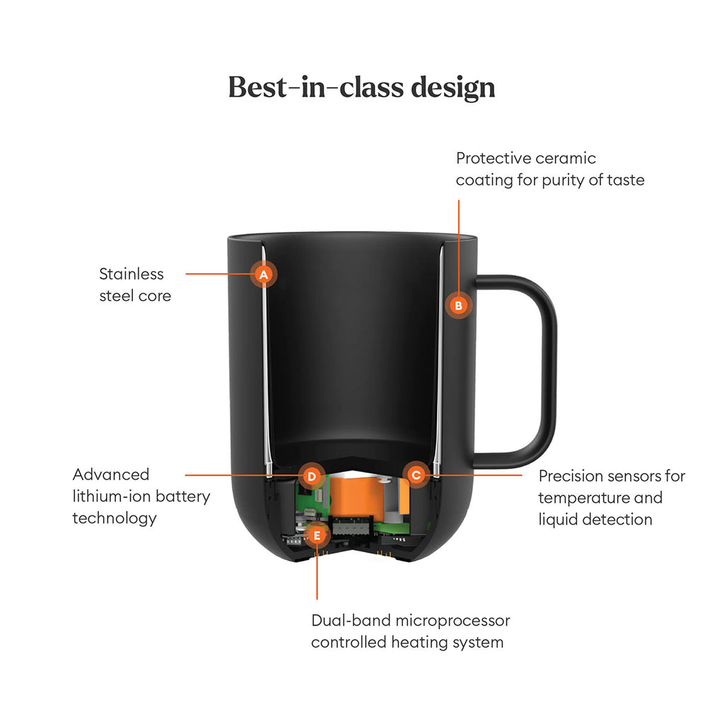 Ember Mug 2: Smart Temperature Control Mug | Always Perfect Hot Drinks EMBER